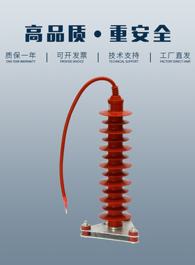 35KV高压氧化锌避雷器 HY5WS YH5EWZ-51/134 带底座线路型防雷器