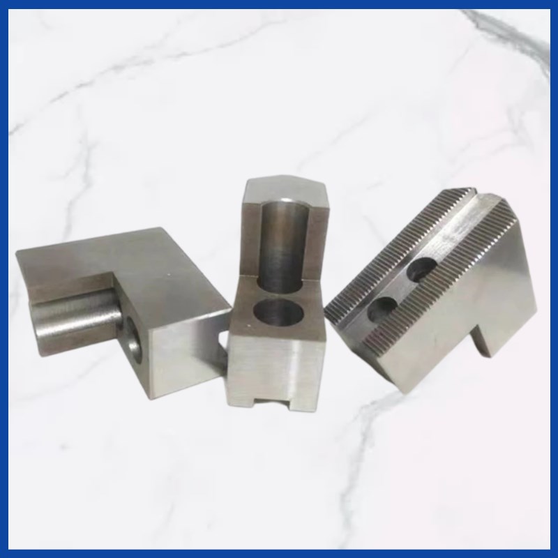 液压三爪卡盘L型加高软爪5寸6寸8寸10寸油压生爪内撑外圆包卡爪