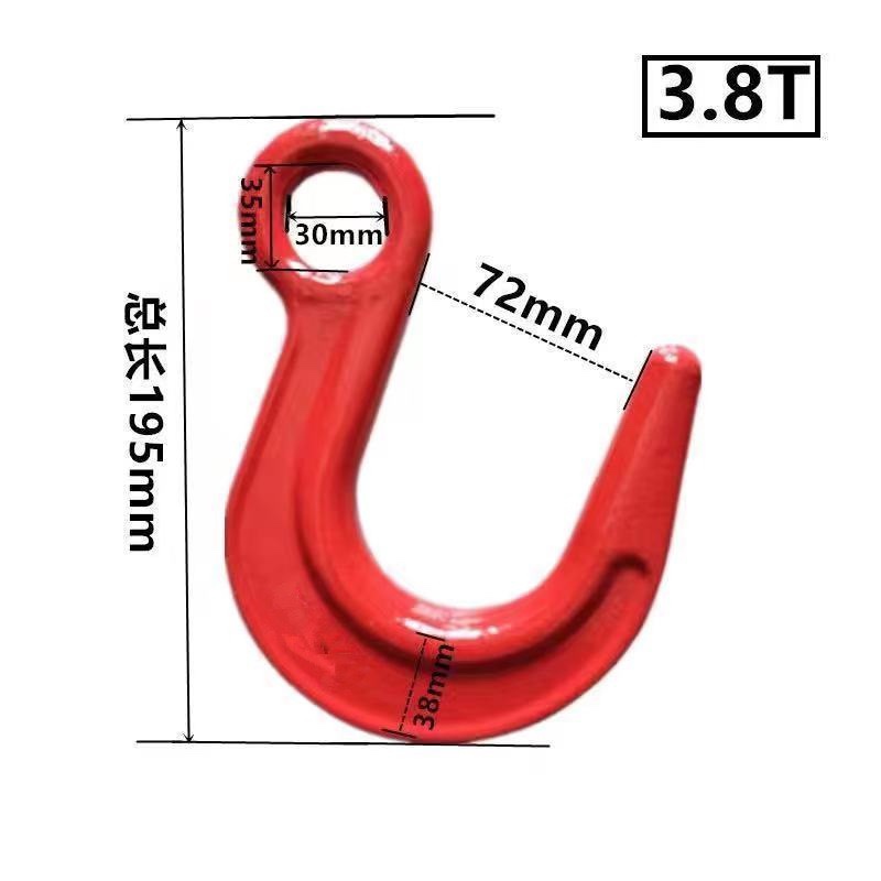 大开口吊钩钢管钩子环眼挂钩货钩羊角钩行车吊车起重吊具吊索具