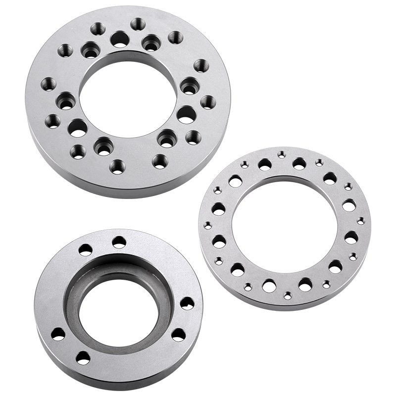 数控车床液压三爪卡盘A型C型D型法兰盘连接过渡盘根5 6 8 10 12寸