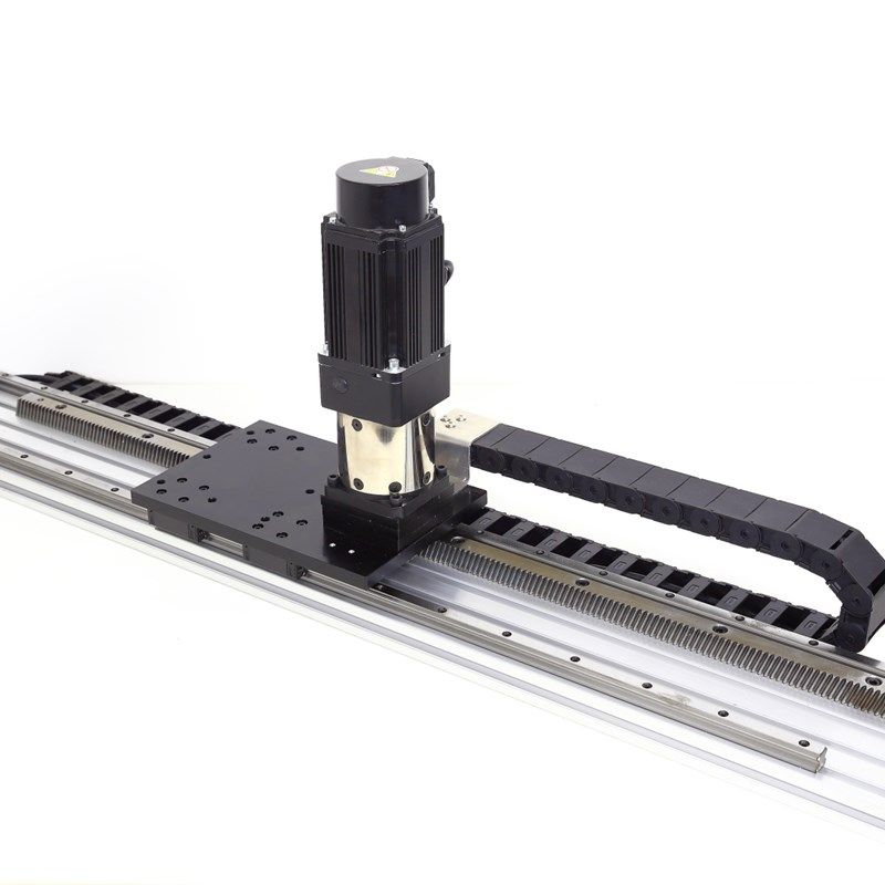齿条齿轮重型线性模组直线导轨滑台桁架直角坐标机器人工作台