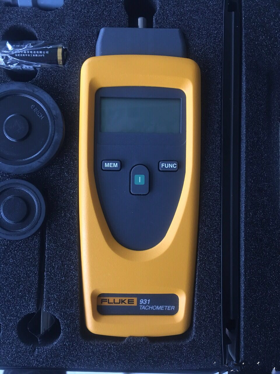 福禄克FLUKE 931 F931转速测量测速仪数字转速表数显接触式转速计