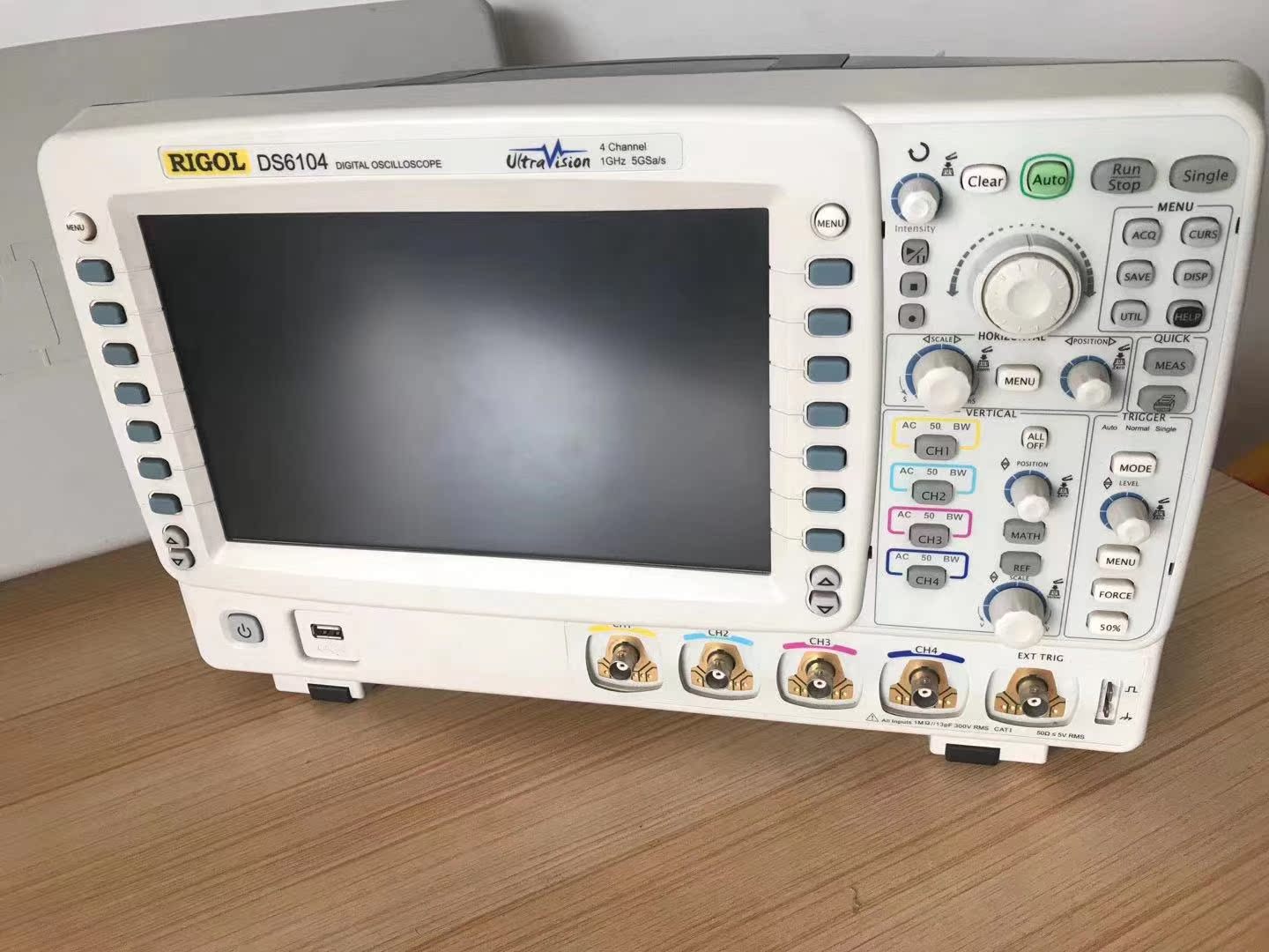现货普源RIGOL 数字存储示波器 DS6104 1GHz带宽 5GSa/s采样率