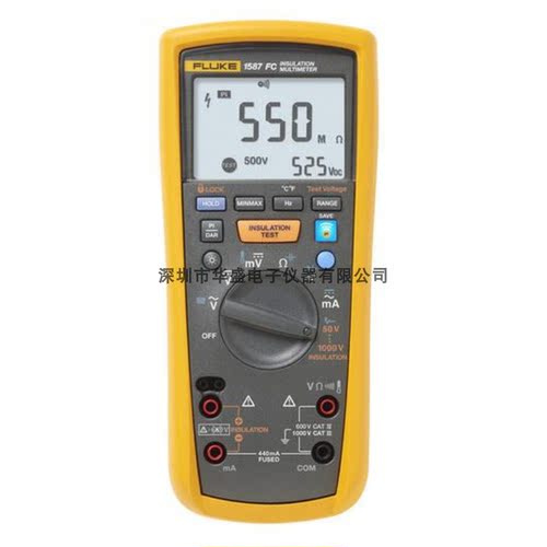 FLUKE福禄克1587FC绝缘万用表兆欧表电子数字摇表 （1000V）