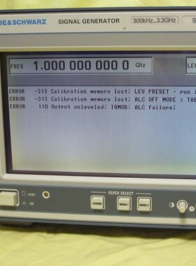现货供应ROHDE SCHWARZ 罗德施瓦茨 SMIQ 03B信号源 信号发生器