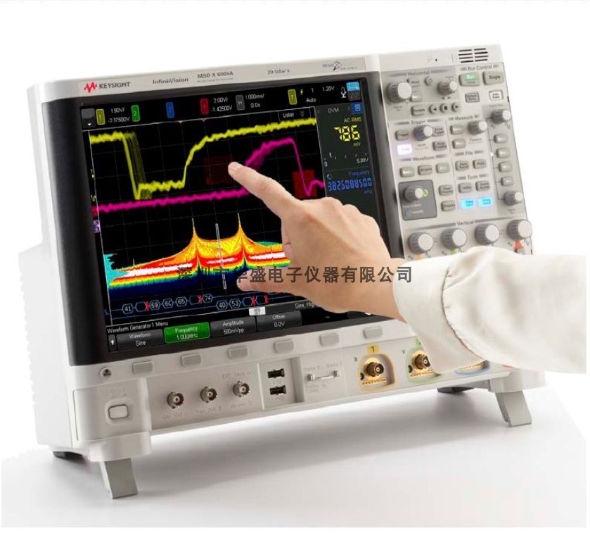 KEYSIGHT/是徳 MSOX6002A 示波器：1 GHz – 6 GHz，2 + 16 通道