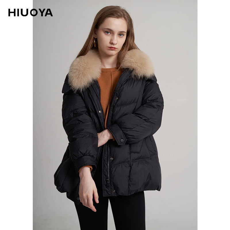 门店发货柚盐短款收腰保暖羽绒服