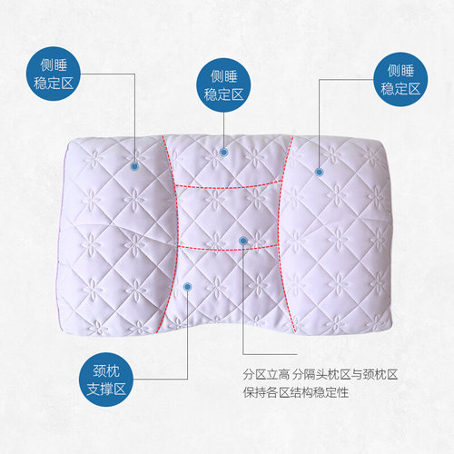 软管枕头PE管透气单人四季通用深度睡眠水洗可调高低枕头颈椎枕