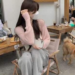 白水女 防晒针织开衫女春夏薄款外搭纯欲罩衫肌理感长袖披肩上衣