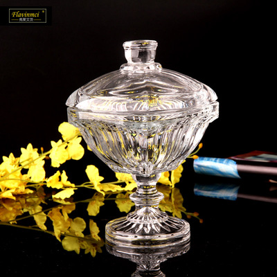 弗莱文茨玻璃欧式糖果罐