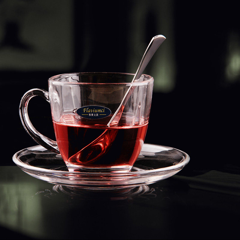 弗莱文茨透明水杯咖啡杯套装加厚耐热泡茶杯欧式小清新杯带把杯子使用感如何?
