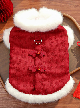 Thickened vest and pet clothes for autumn and winter宠物衣服