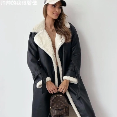 Collarlessnotchedcoat立领大衣