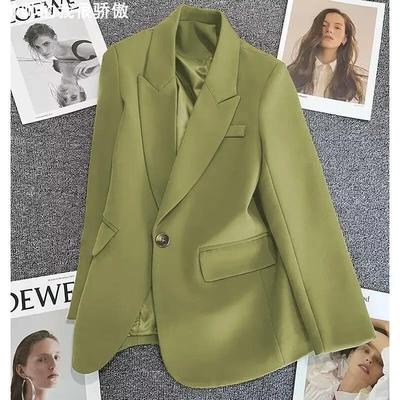 GreenBlazerforWomen绿色西装