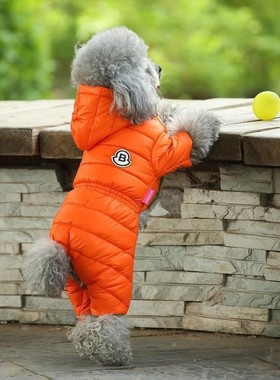 Dog clothes winter jacket down jacket狗狗衣服冬装羽绒棉服