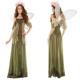costume精灵花仙子公主服装 Halloween elf angel costume green