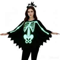 Halloween Women's Holiday Dress Vampire Cloak thumbnail 6