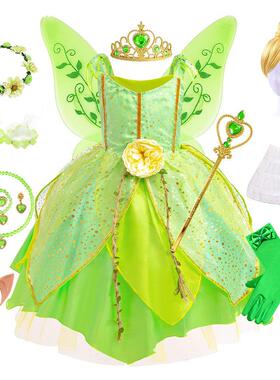 Halloween New Green Elf Dress万圣节新款绿色小精灵连衣裙