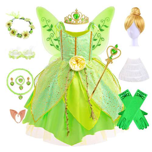 HalloweenNewGreenElfDress新款