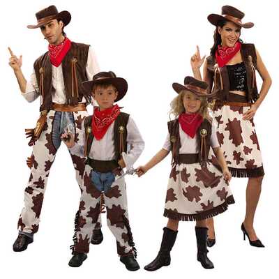 HalloweenWesternCowboyFamily