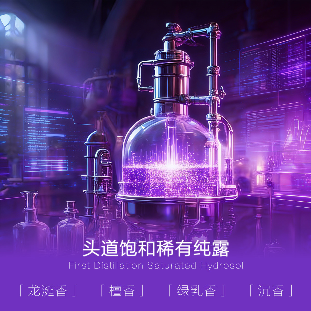 高端稀有纯露 龙涎香/沉香/绿乳香/檀香 进口原料