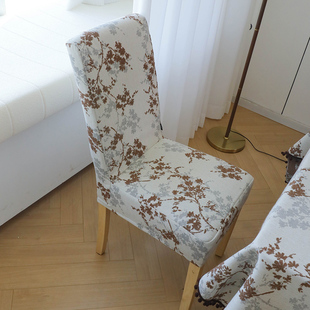 中古风椅子套罩全包连体椅子套罩餐椅套家用zg四季通用防滑椅子套