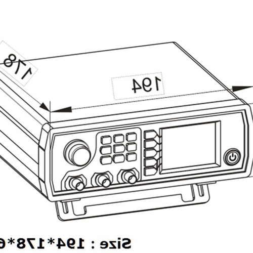明禾JDS6600全数控DDS双通道函数任意波信号发生器源频率计扫频仪