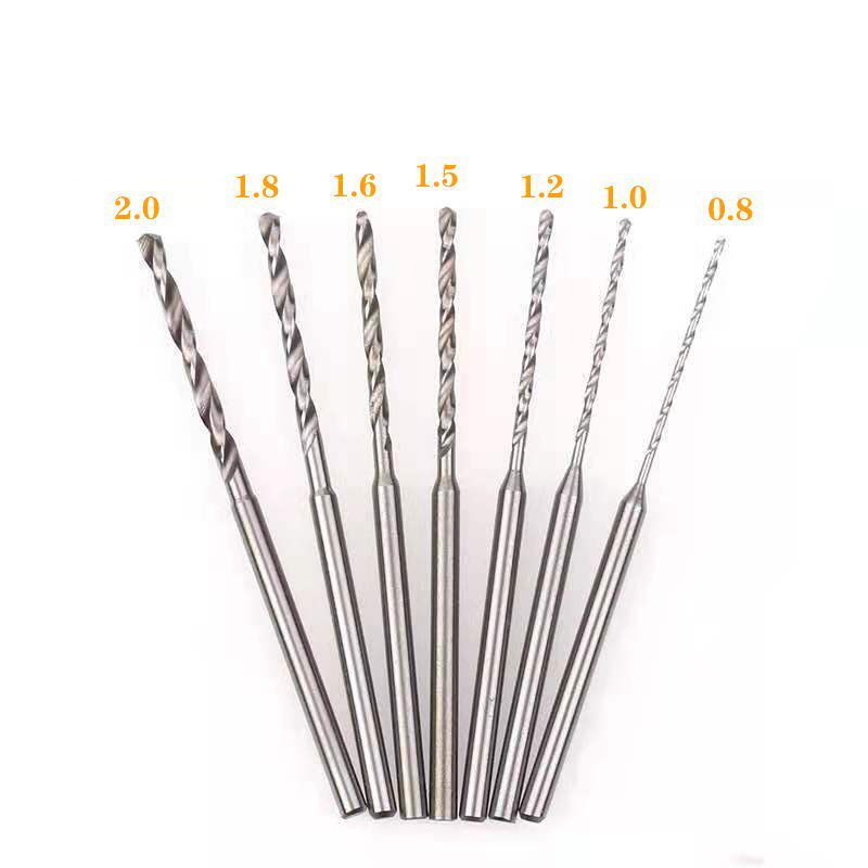 2.35mm柄定柄加长麻花钻头木工打孔针核雕琥珀蜜蜡橄榄核打眼针