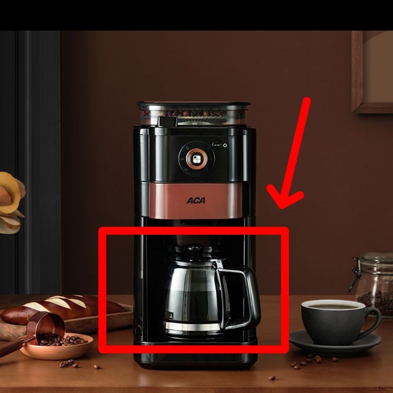 ACA北美电器AC-DA075A咖啡机玻璃壶配件机配件AC-M105/AC-M206