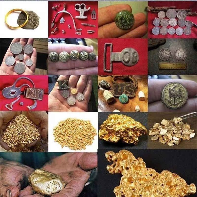 金属探测仪器h进口高精度手持式地下寻宝找黄金银铜能探10米深