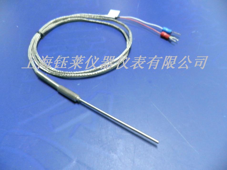 微细铠装热电偶WRNT-191分度号K2x60mm线1米高精度高温液体电子