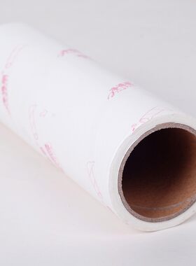 净得丽家居粘尘纸可撕式16cm粘毛器衣服粘毛滚筒替换装斜撕12袋装