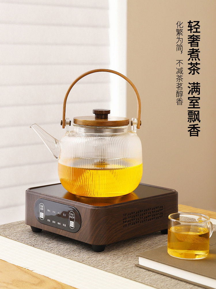 采购产品陶瓷电炉,小茶炉,迷你家用玻璃泡茶机,烧水铁壶,泡茶