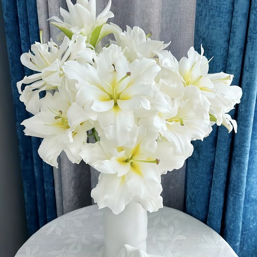 【云舍臻选】暴风雪重瓣百合鲜花  任意组合2单或以上冷链包邮