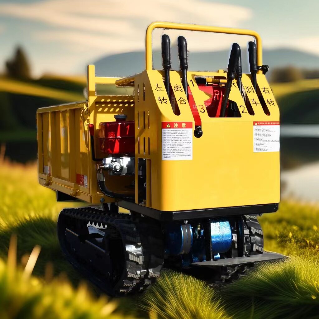 1.5吨爬山虎履带爬山机全地形农用山地拉木材柴油自卸爬坡运输机