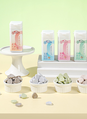 巧遇心益生菌无糖茶叶含片真茶冷鲜萃取清新口味0脂含茶多酚含片