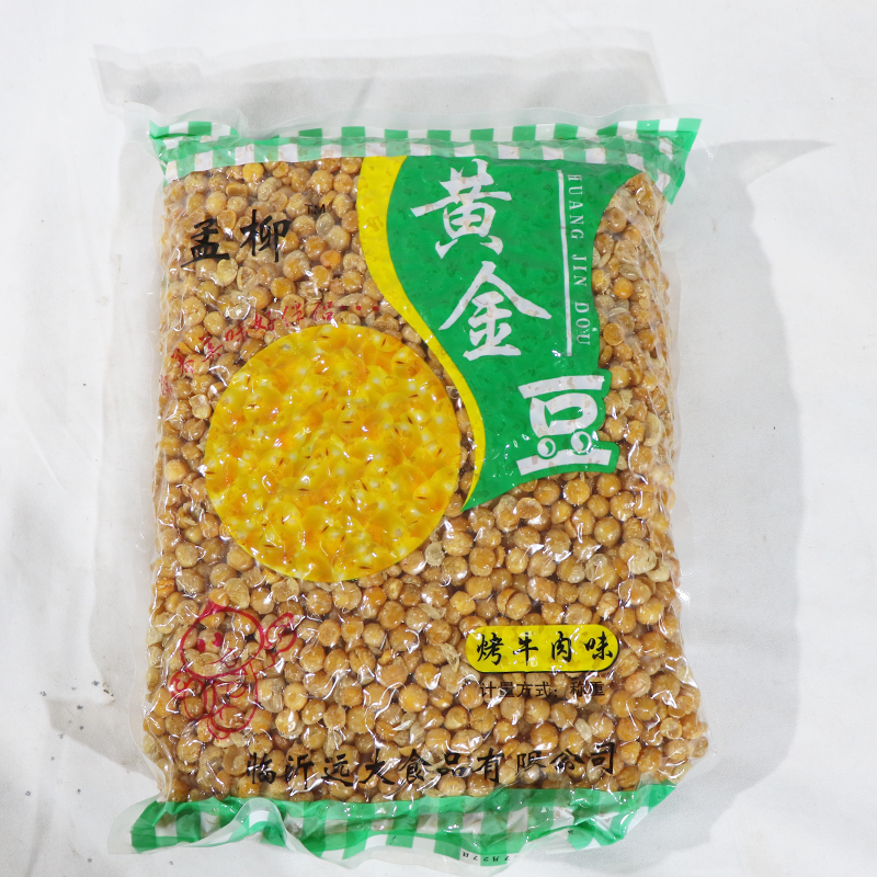 孟柳黄金豆烤牛肉味油炸豌豆