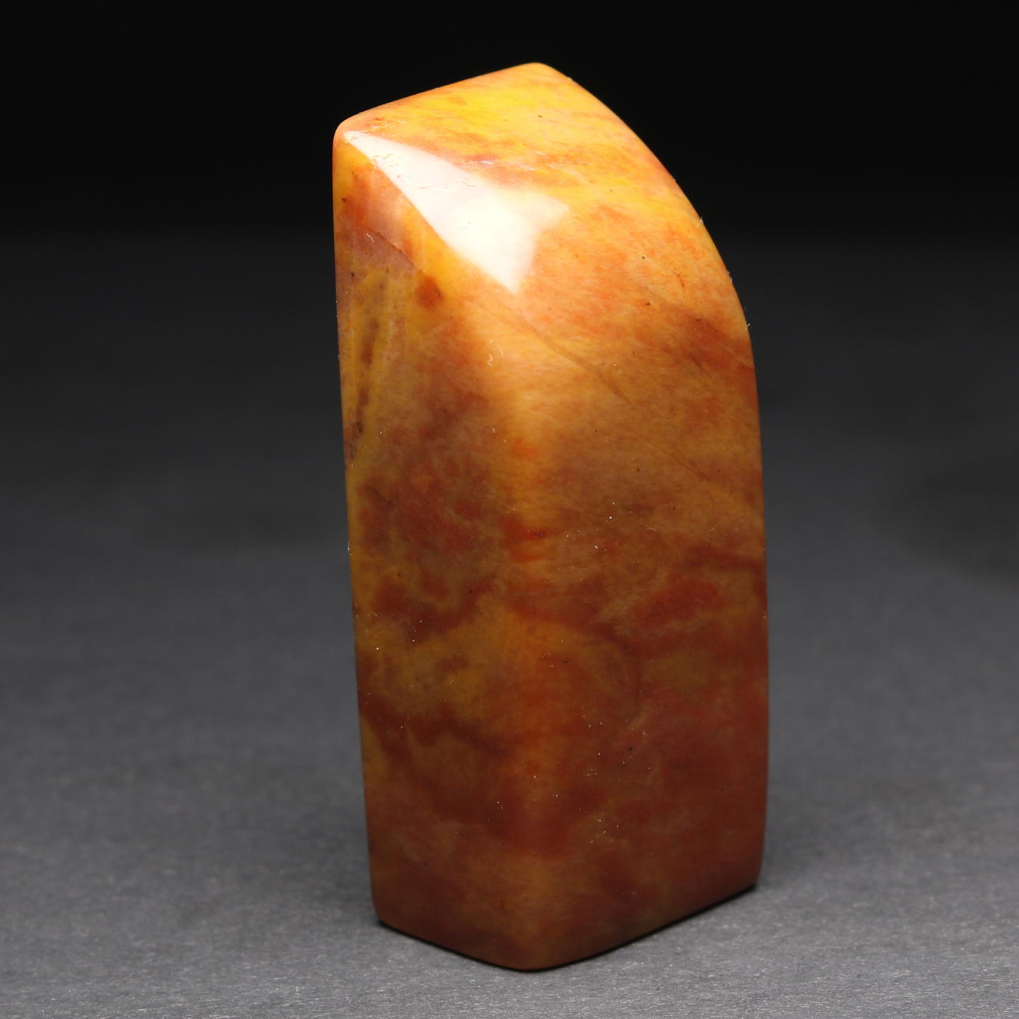 天然桂林鸡血玉印章鸡油黄精品鸡血石私章随形章手工方章书法闲章