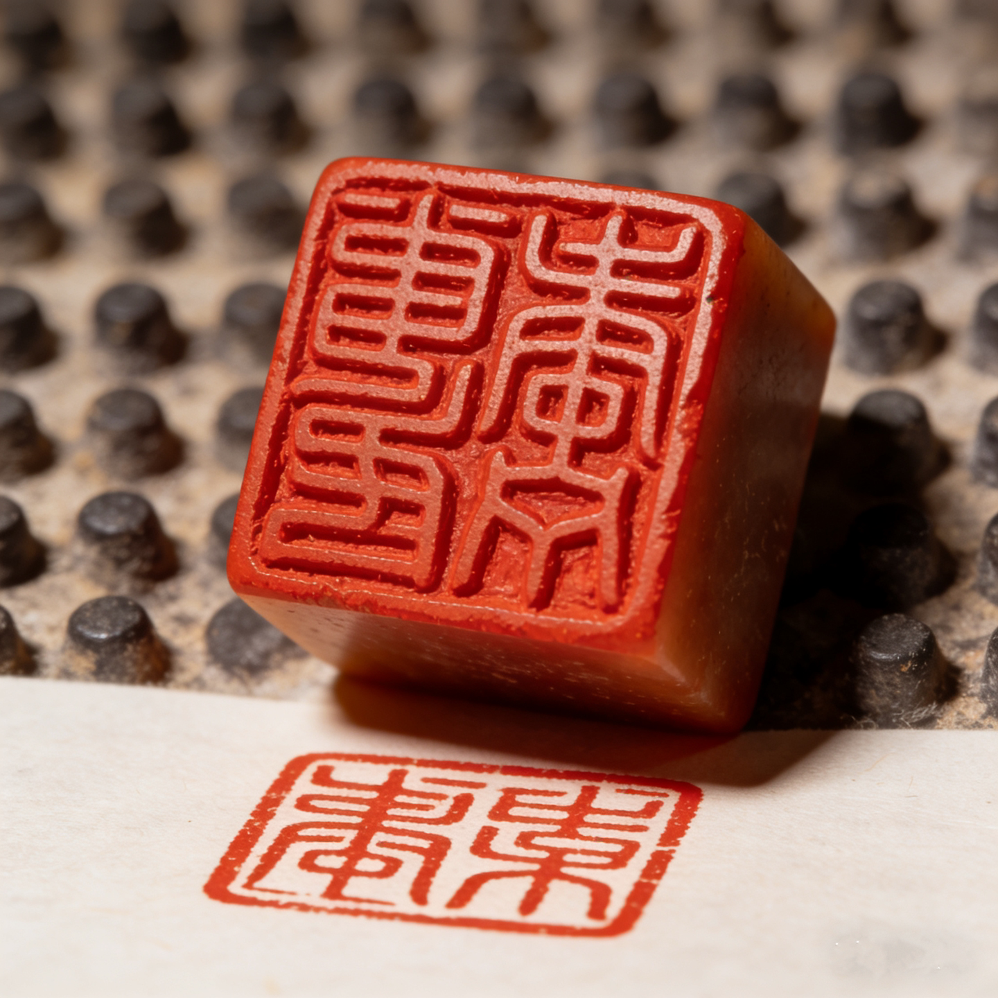 不退不换篆刻费定制专拍鸡血玉印章摆件红印书法篆刻复古传统印章