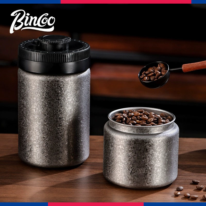 咖啡豆粉密封罐不锈钢储存罐