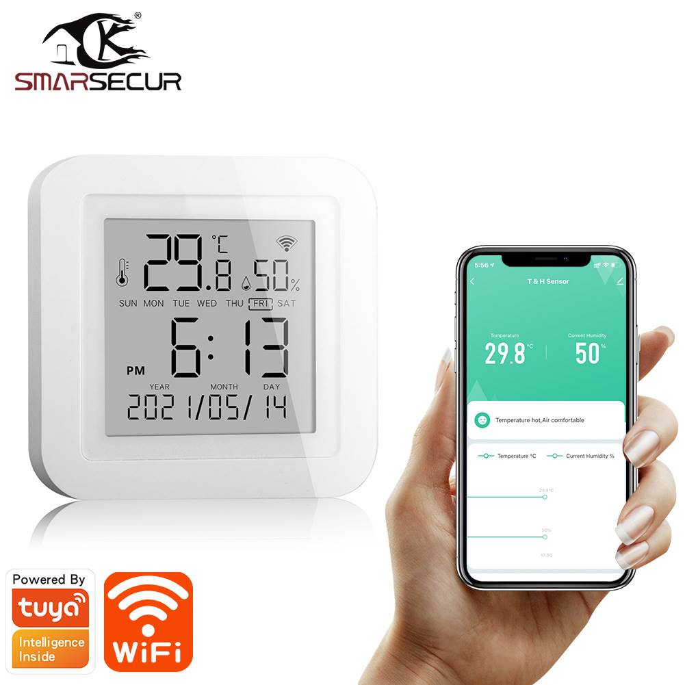 涂鸦智能家居wifi温湿度探测器无线温湿度传感器电子干湿温度计