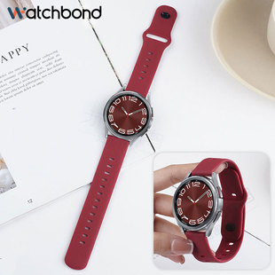 三星手表Galaxy active classic watch6硅胶5pro表带4 时尚 42mm智能GearS4 男女非原装 2运动46 配件