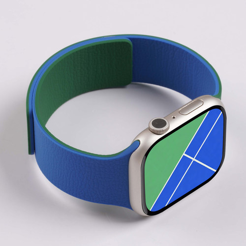 适用苹果iwatch S11手表带applewatch ultra3磁吸硅胶腕表带S10运动9智能8春夏7高级se小众6女生5创意男士
