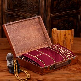 新款尚远袈裟系列真丝木兰色祥云衣千佛衣千龙衣僧衣僧服法衣