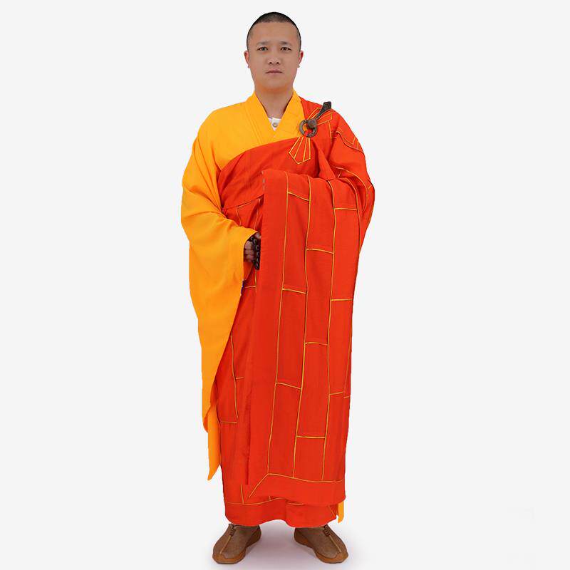 新款普兴汇僧服天丝祖衣千花衣千佛衣出家僧人袈裟和尚五衣七衣七