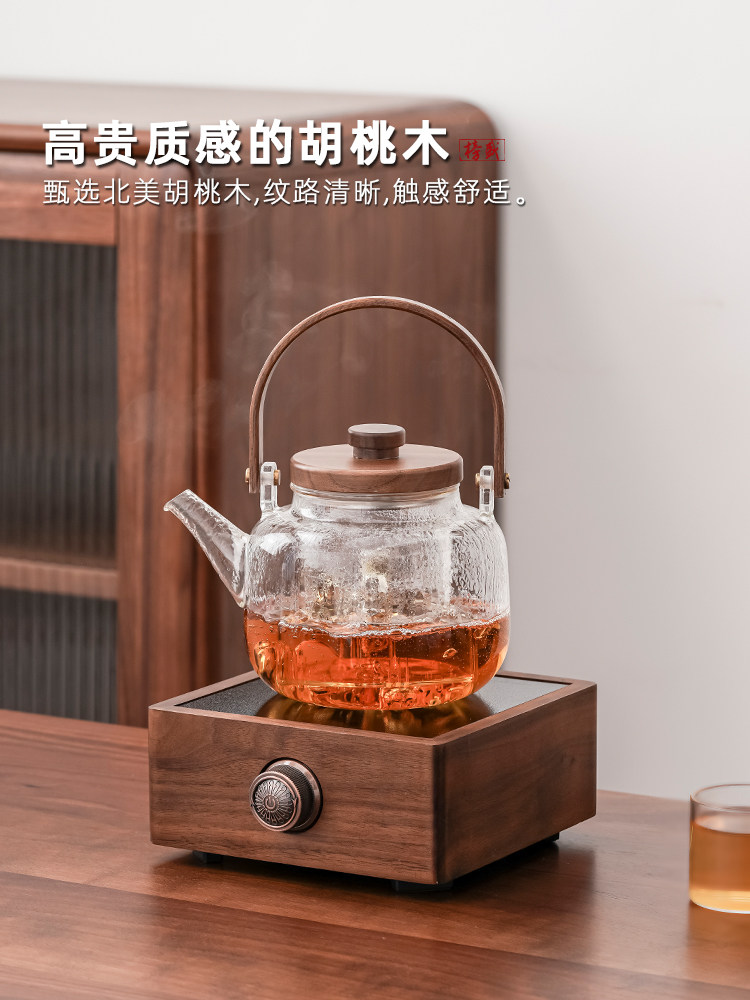 邦盛玻璃茶壶健康茶壶围炉泡茶电热陶瓷炉新型茶壶茶炉套装