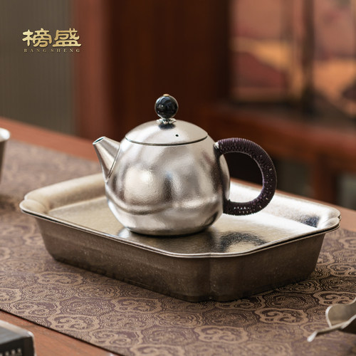 榜盛纯钛茶水分离龙蛋泡茶壶