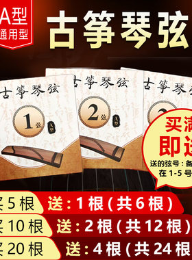 笙玥记古筝琴弦A型初学专业者单根1-21全套163cm标准古筝通用