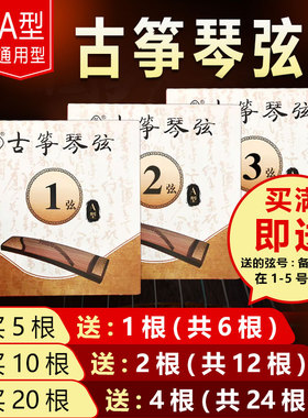 笙玥记古筝琴弦A型初学专业者163cm标准古筝通用单根1-21全套琴弦