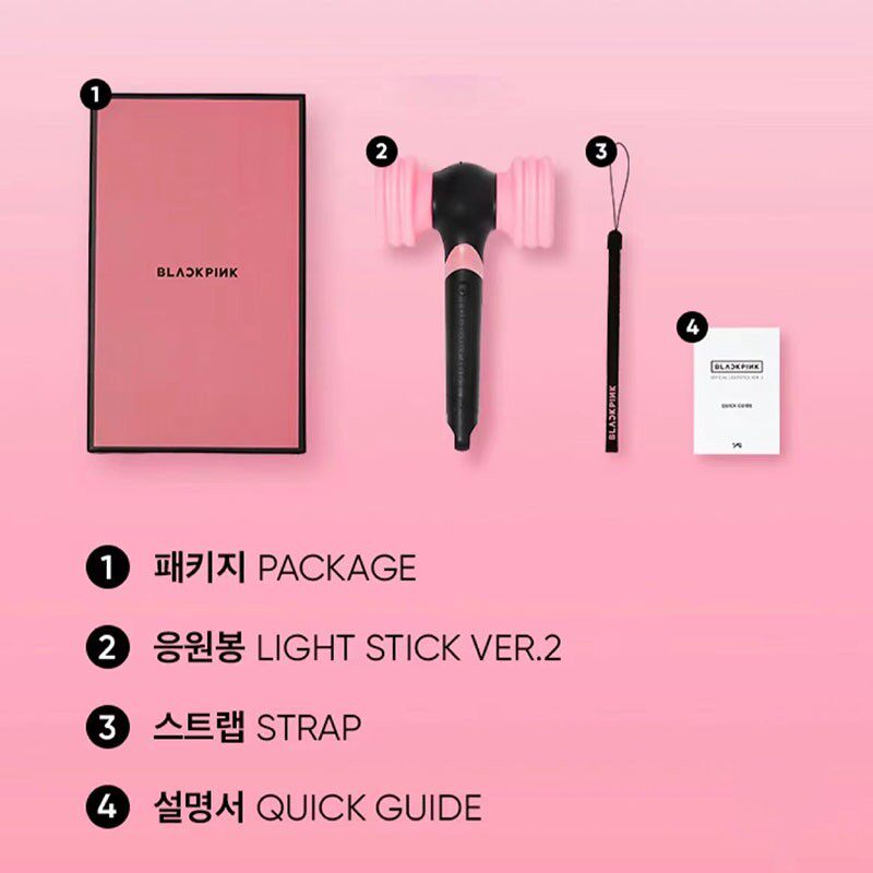 全款代购BLACKPINK粉墨荧光棒/应援棒/灯牌